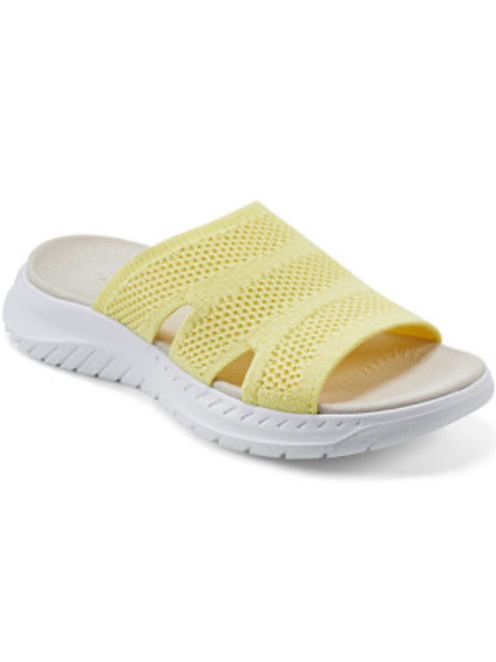 Easy Spirit Yellow Deion Lightweight Sandal for Women Slip On